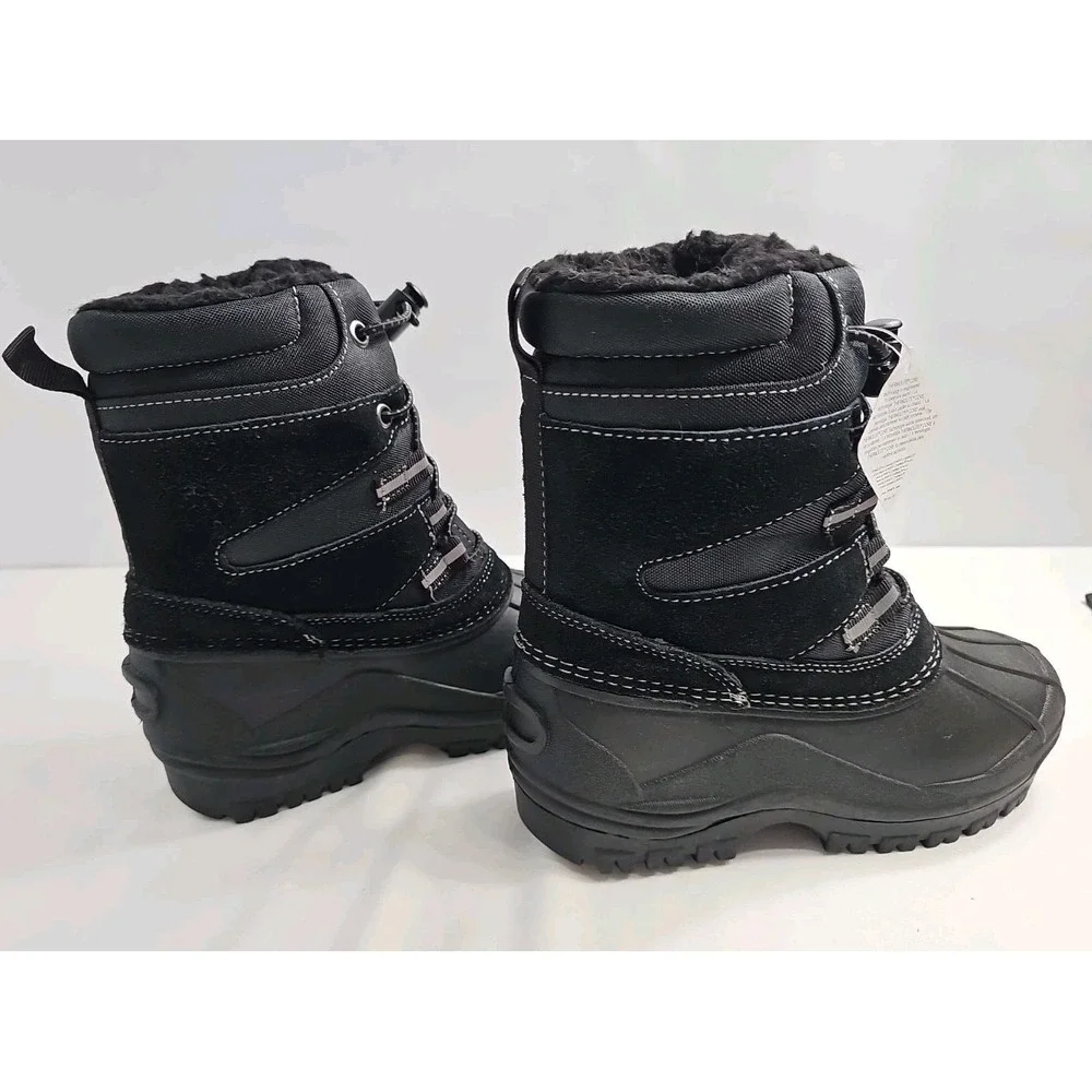Lands End Youth Unisex Size 1M Waterproof Rubber Boots New With Tags